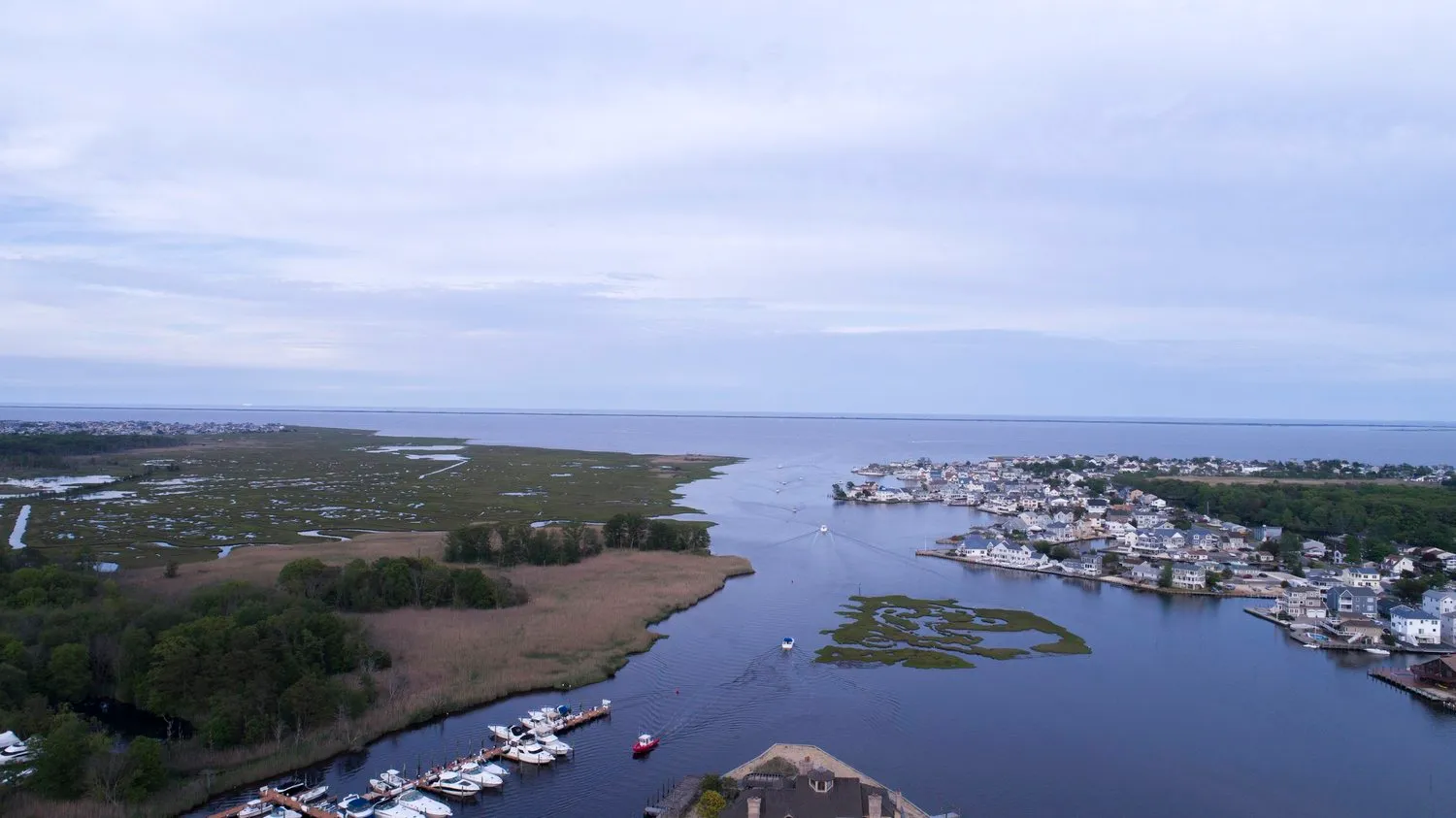 Aerial photograph of the Forked River horizon