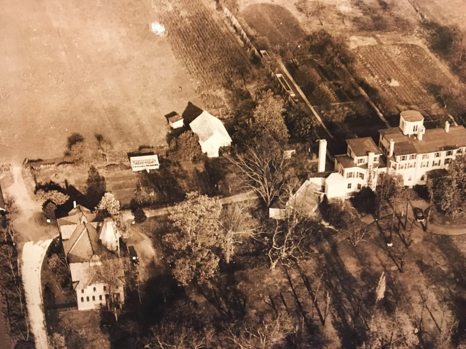 Production overview of the Liberty Hall grounds